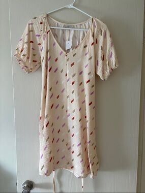 Loft belted dress nwt